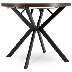 Стол раскладной Mebel Elite Lugo 90-190 (Walnut/Back) Thumb