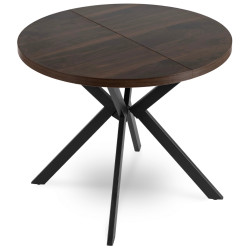 Стол раскладной Mebel Elite Lugo 90-190 (Walnut/Back) Thumb