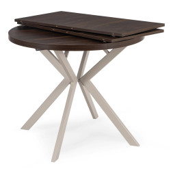 Masa extensibila Mebel Elite Lugo 90-190 (Walnut/Cashmere) Thumb