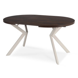 Masa extensibila Mebel Elite Lugo 90-190 (Walnut/Cashmere) Thumb