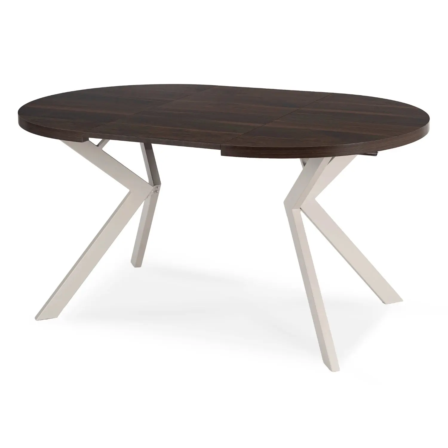 Masa extensibila Mebel Elite Lugo 90-190 (Walnut/Cashmere) - 4