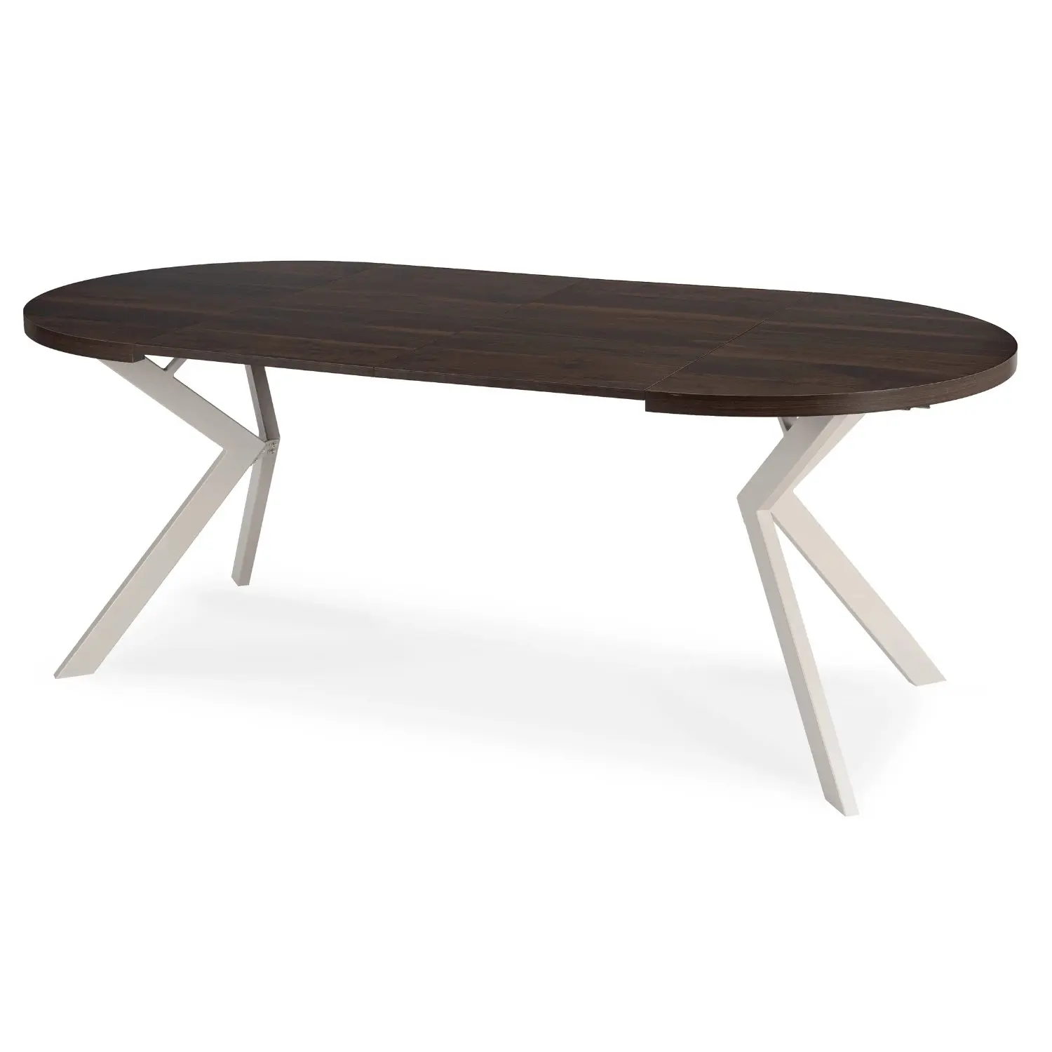 Masa extensibila Mebel Elite Lugo 90-190 (Walnut/Cashmere) - 5