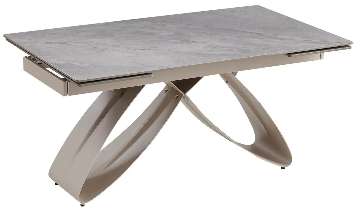 Стол раскладной Mebel Elite Luigi 160/240 (Grey Marble/Cashmere) - 3