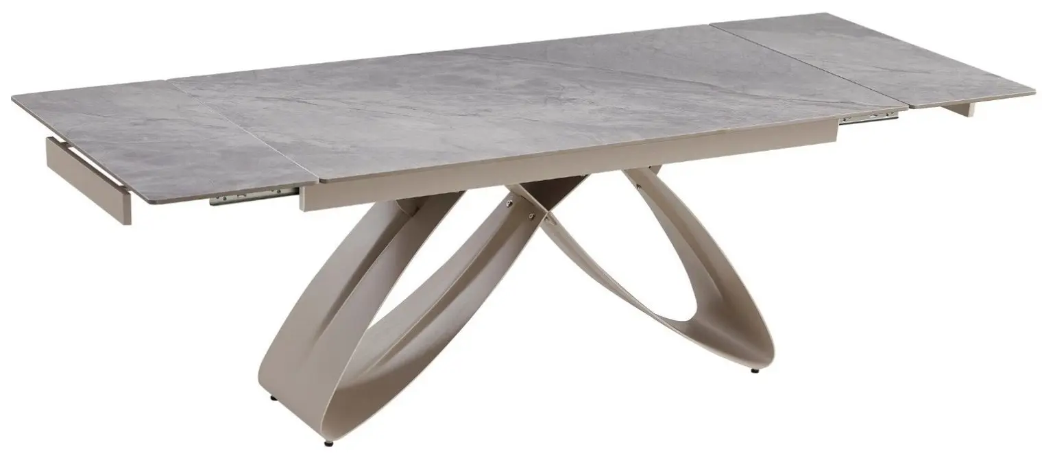 Стол раскладной Mebel Elite Luigi 160/240 (Grey Marble/Cashmere) - 4