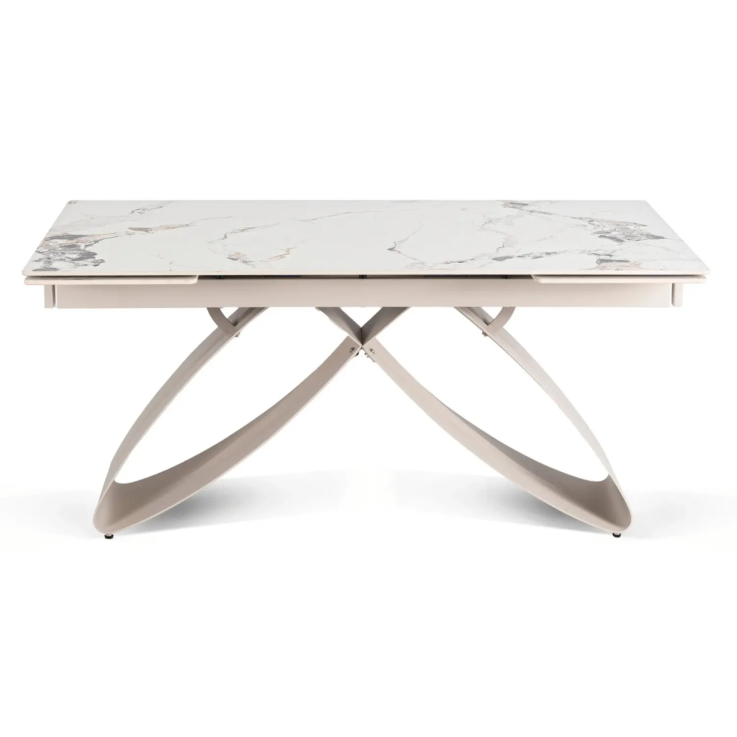 Masa extensibila Mebel Elite Luigi 160-240 (White Marble/Cashmere) - 4