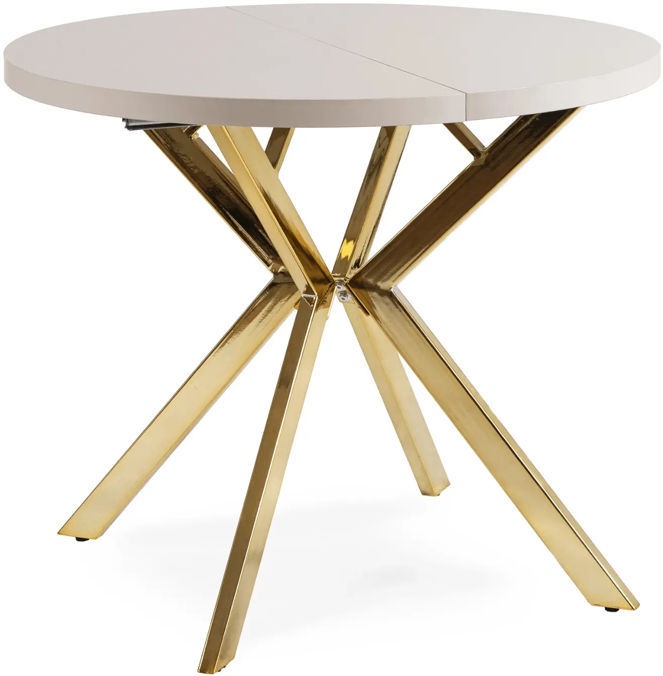 Стол раскладной Mebel Elite Lukas 100/250 (Cashmere/Gold) - 2