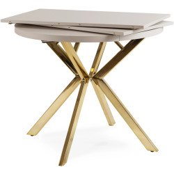 Стол раскладной Mebel Elite Lukas 100/250 (Cashmere/Gold) Thumb