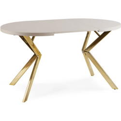 Стол раскладной Mebel Elite Lukas 100/250 (Cashmere/Gold) Thumb