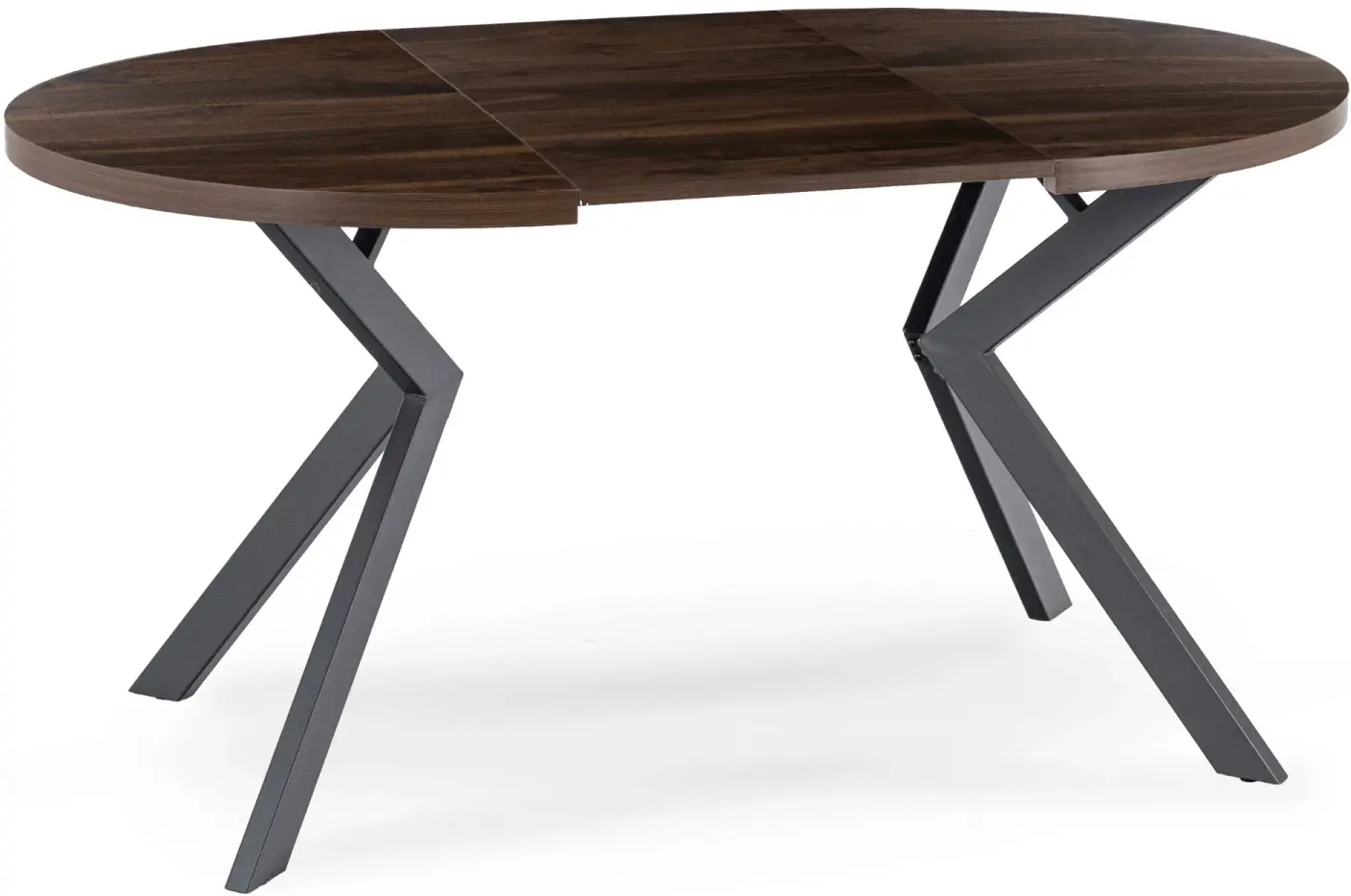 Стол раскладной Mebel Elite Lukas 100/250 (Walnut/Black) - 3