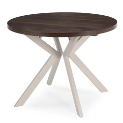 Masa extensibila Mebel Elite Lukas 100-250 (Walnut/Cashmere) Thumb
