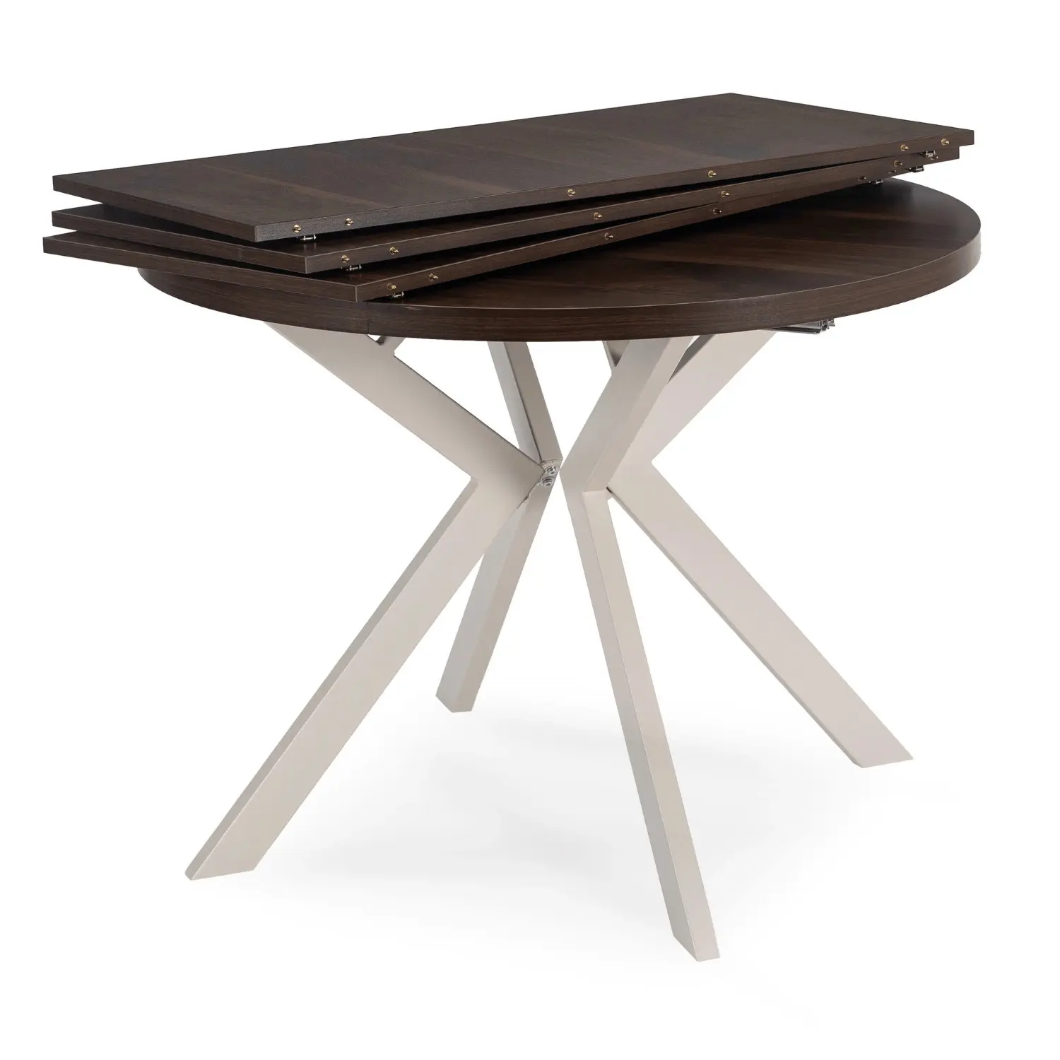 Masa extensibila Mebel Elite Lukas 100-250 (Walnut/Cashmere) - 3