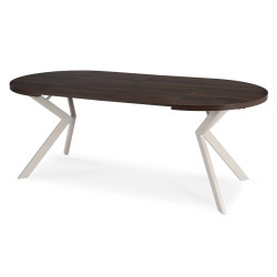 Masa extensibila Mebel Elite Lukas 100-250 (Walnut/Cashmere) Thumb