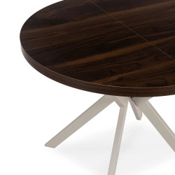 Masa extensibila Mebel Elite Lukas 100-250 (Walnut/Cashmere) Thumb
