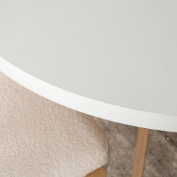 Стол раскладной Mebel Elite Lukas 100-250 (White/Scandinavian Oak) Thumb