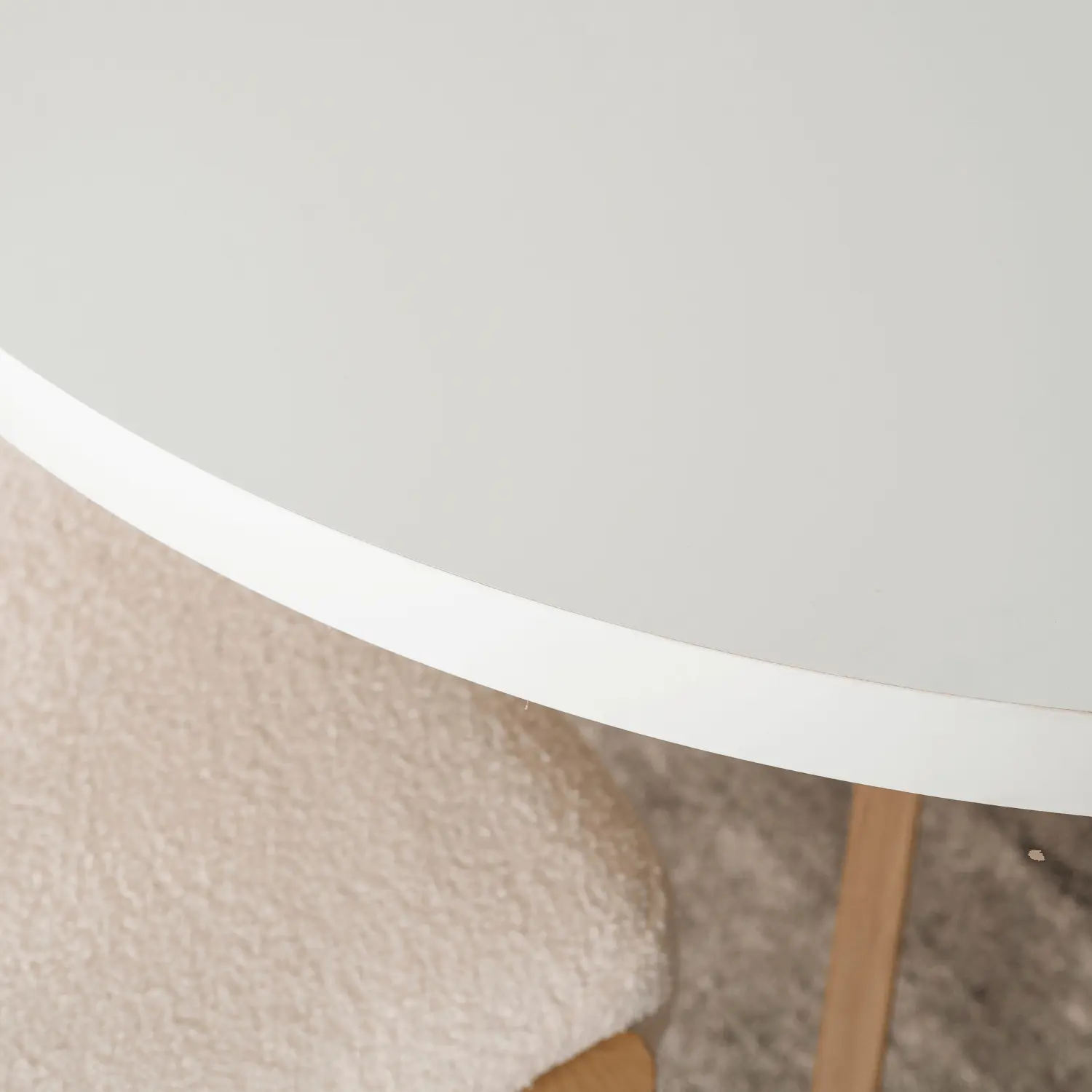 Стол раскладной Mebel Elite Lukas 100-250 (White/Scandinavian Oak) - 10