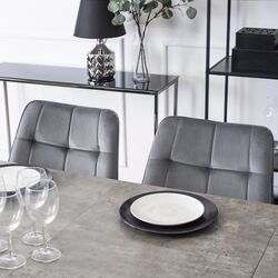 Masa extensibila Mebel Elite Lukas 250 (Concrete/Black) Thumb