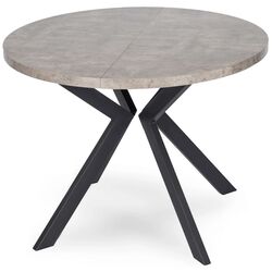 Masa extensibila Mebel Elite Lukas 250 (Concrete/Black) Thumb
