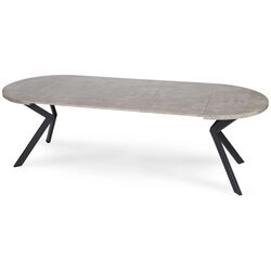 Masa extensibila Mebel Elite Lukas 250 (Concrete/Black) Thumb