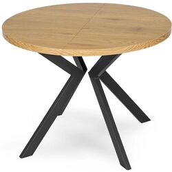Masa extensibila Mebel Elite Lukas 250 (Golden Oak/Black) Thumb