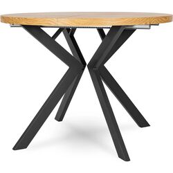 Masa extensibila Mebel Elite Lukas 250 (Golden Oak/Black) Thumb