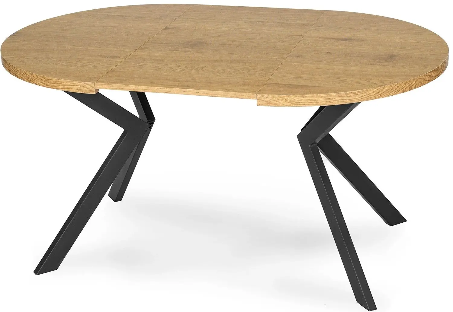 Masa extensibila Mebel Elite Lukas 250 (Golden Oak/Black)