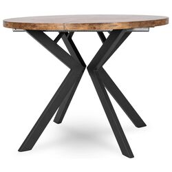 Masa extensibila Mebel Elite Lukas 250 (Rustic Oak/Black) Thumb