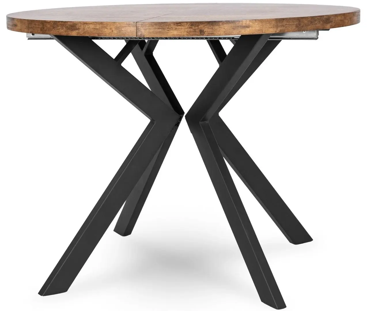 Masa extensibila Mebel Elite Lukas 250 (Rustic Oak/Black)