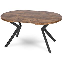 Masa extensibila Mebel Elite Lukas 250 (Rustic Oak/Black) Thumb