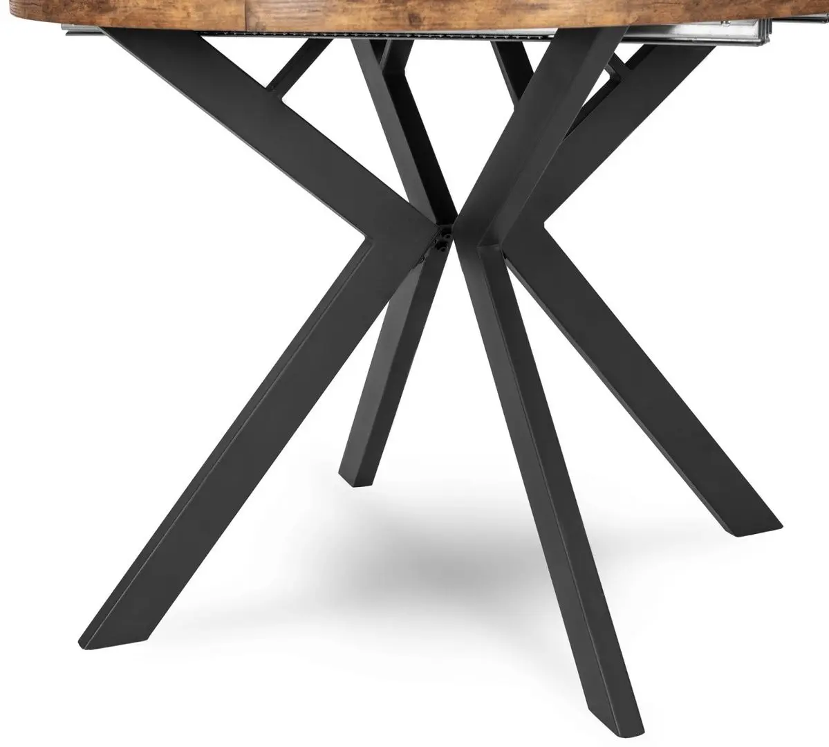 Masa extensibila Mebel Elite Lukas 250 (Rustic Oak/Black)