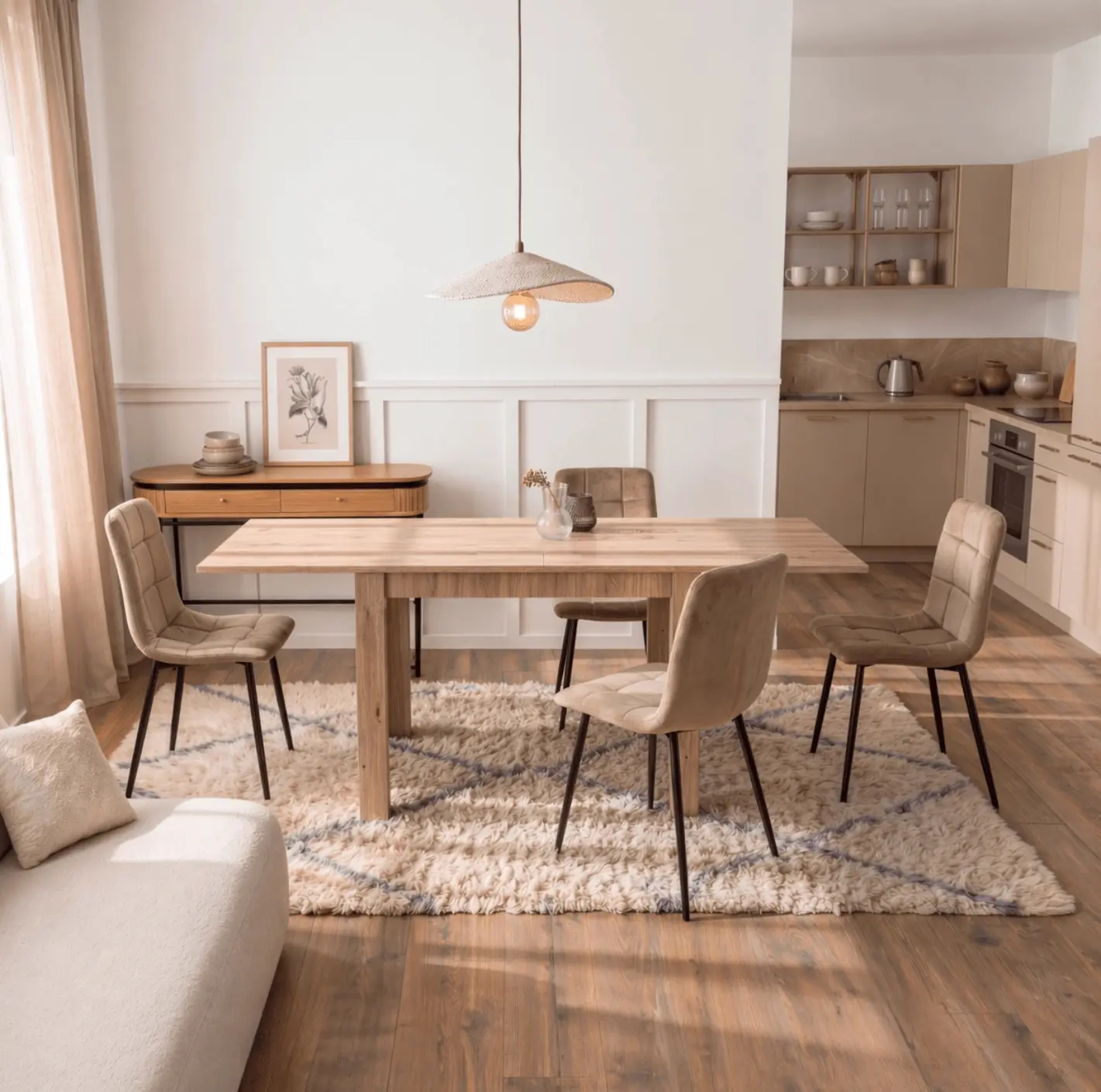 Стол раскладной Mebel Elite Max 80/160 (Artisan Oak) - 8