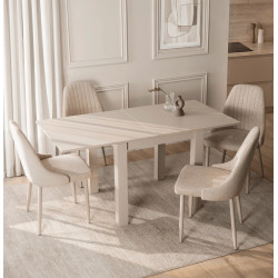 Стол раскладной Mebel Elite Max 80/160 (Cashmere) Thumb