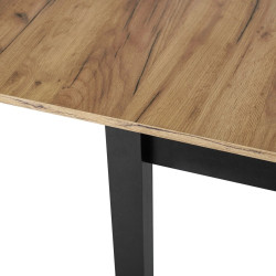 Стол раскладной Mebel Elite MAX 80/160 (Craft Oak/Black) Thumb