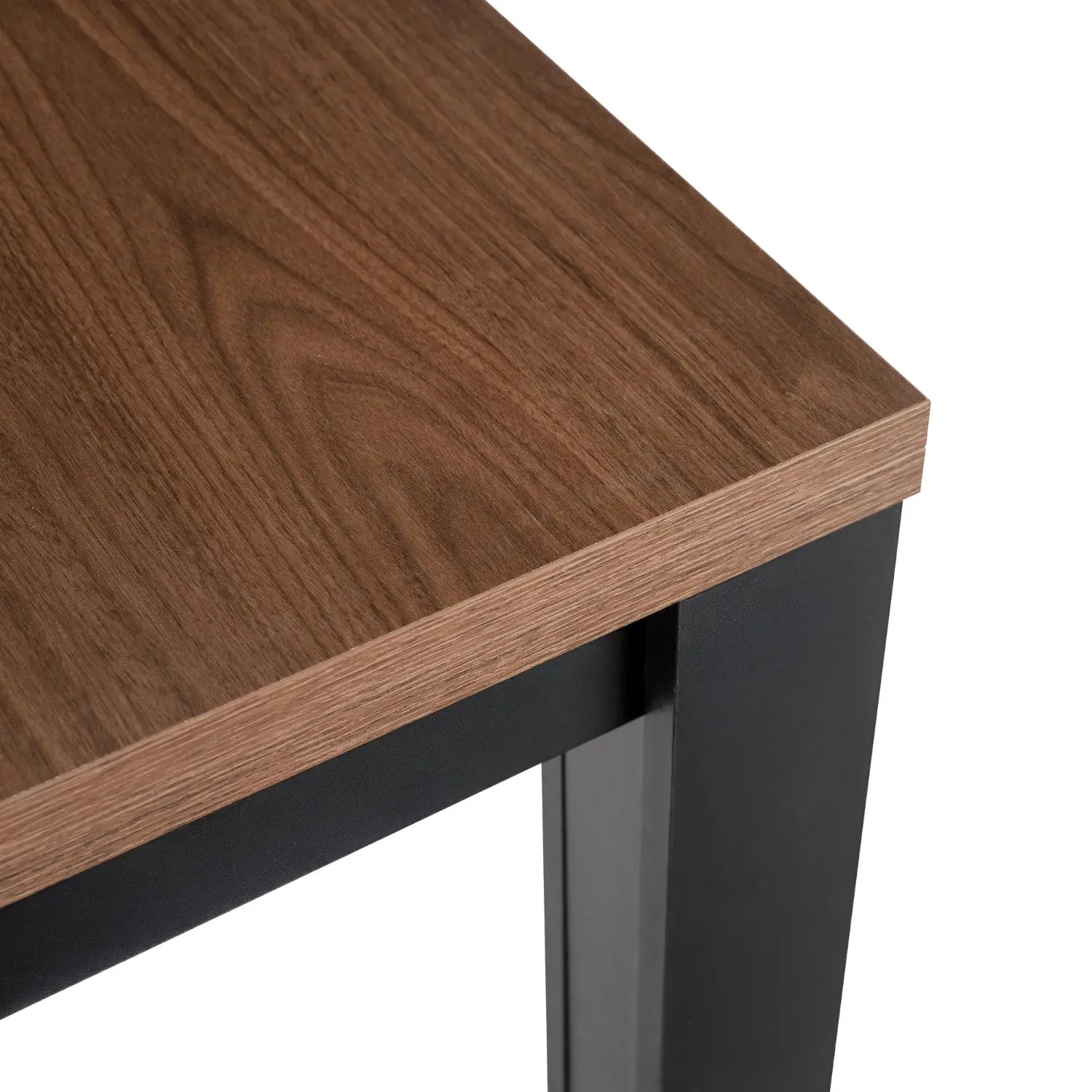 Masa extensibila Mebel Elite MAX 80-160 (Nicea Walnut/Black) - 6