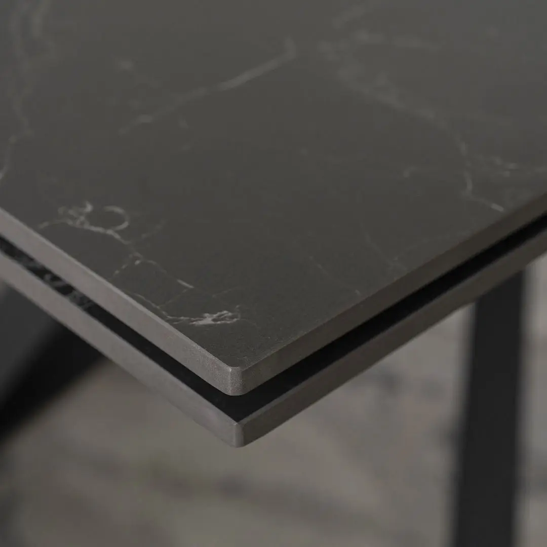 Masa extensibila Mebel Elite Maxime 76x160/240 (Black Marble)