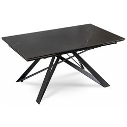 Masa extensibila Mebel Elite Maxime 76x160/240 (Black Marble) Thumb