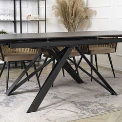 Masa extensibila Mebel Elite Maxime 76x160/240 (Black Marble) Thumb