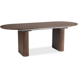 Стол раскладной Mebel Elite Oval 180/220 (Walnut) Thumb