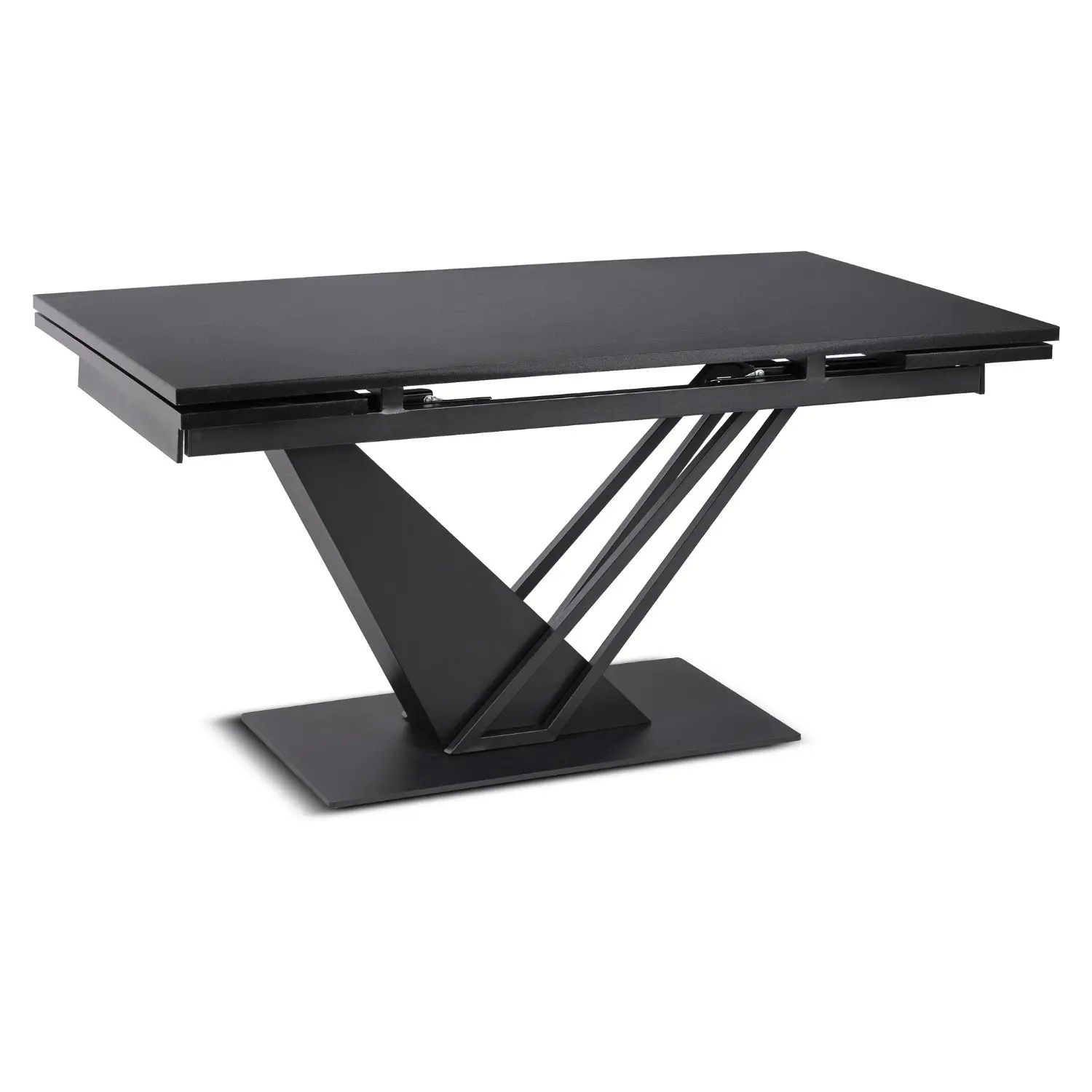 Masa extensibila Mebel Elite REX 160-220 (Black) - 2