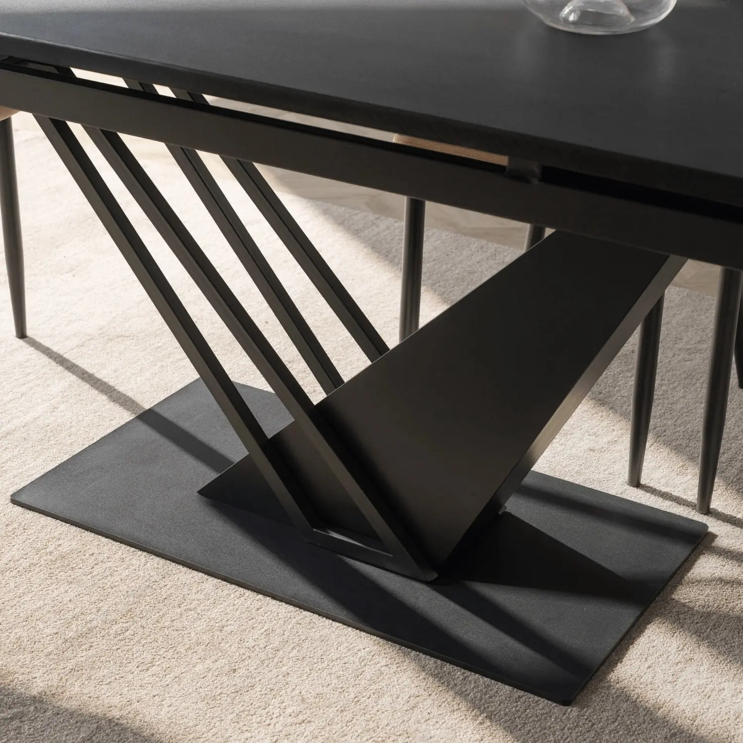 Masa extensibila Mebel Elite REX 160-220 (Black) - 7