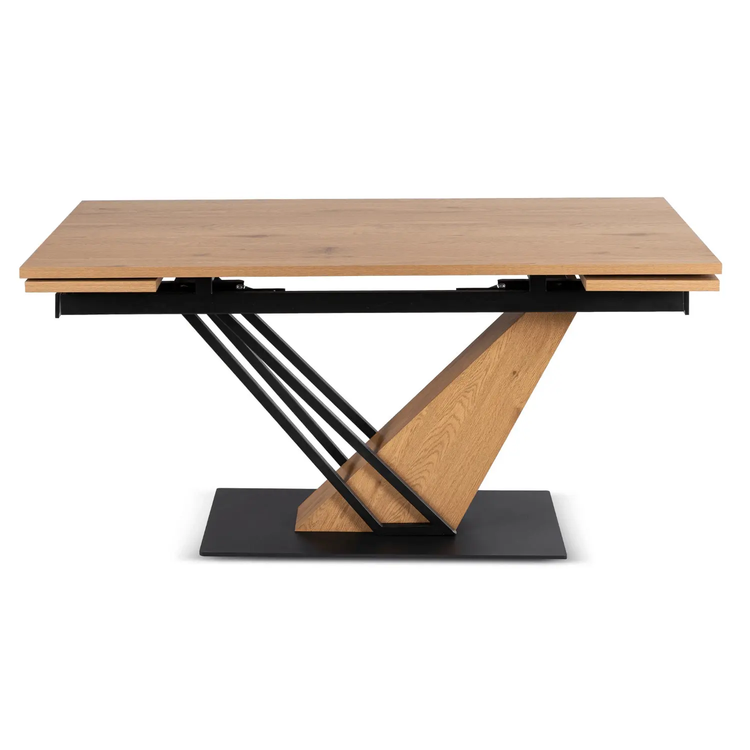 Стол раскладной Mebel Elite REX 160-220 (Oak/Black) - 4