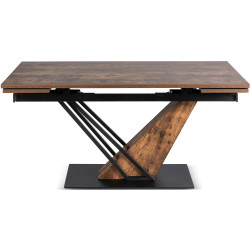 Masa extensibila Mebel Elite Rex 160/220 (Rustic Oak/Black) Thumb
