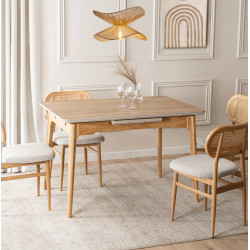 Masa extensibila Mebel Elite Samer 120/160 (Oak)