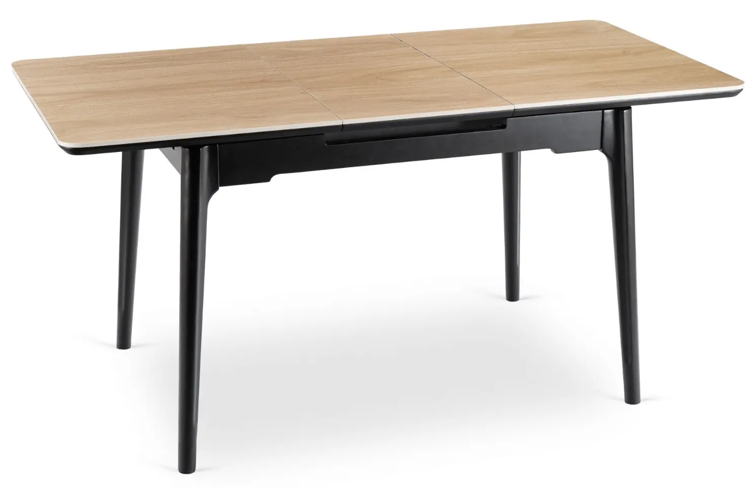 Стол раскладной Mebel Elite Samer 120/160 (Oak/Black)