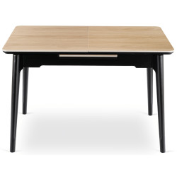 Стол раскладной Mebel Elite Samer 120/160 (Oak/Black) Thumb