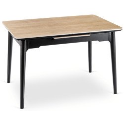 Masa extensibila Mebel Elite Samer 138/178 (Oak/Black) Thumb