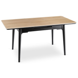 Masa extensibila Mebel Elite Samer 138/178 (Oak/Black) Thumb