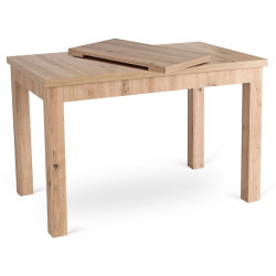 Стол раскладной Mebel Elite Skubi 120/160 (Artisan Oak) Thumb