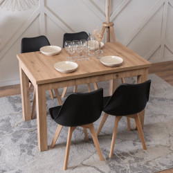 Стол раскладной Mebel Elite Skubi 120/160 (Artisan Oak) Thumb