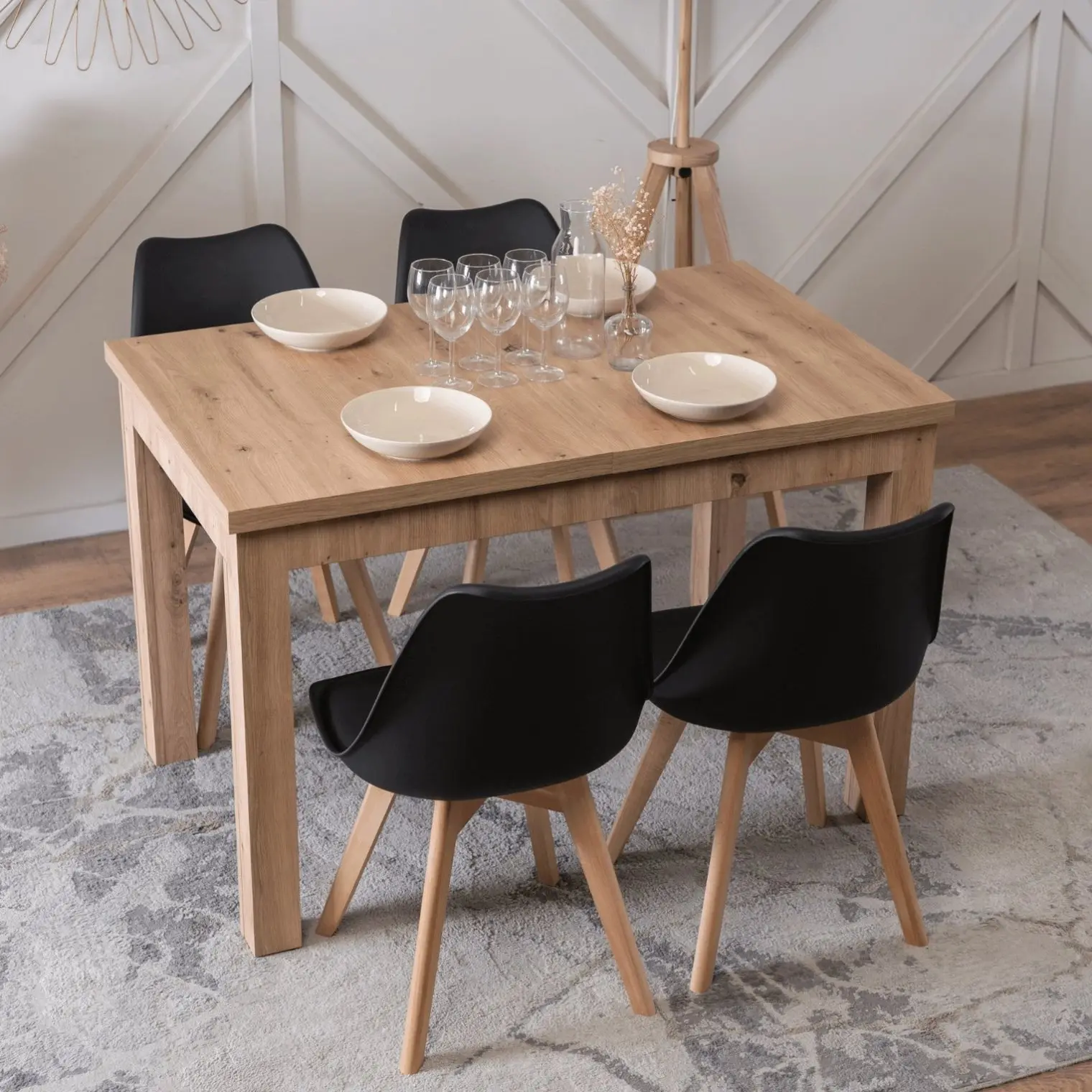 Стол раскладной Mebel Elite Skubi 120/160 (Artisan Oak) - 9