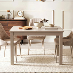 Стол раскладной Mebel Elite Skubi 120/160 (Cashmere)